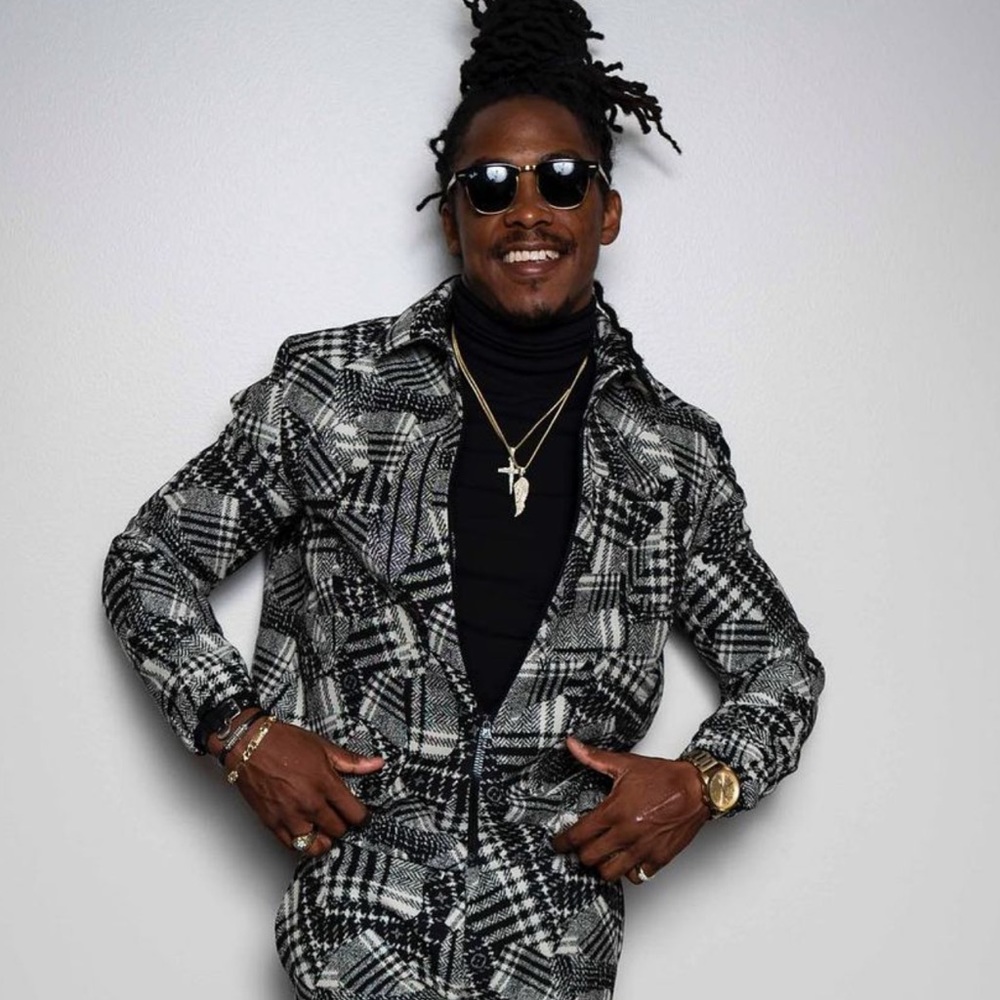 Anthony Harris Game day Worn Louis Vuitton Jumpsuit. Featured on his Instagram.